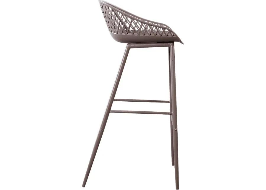 Belcross Gray Outdoor Barstool