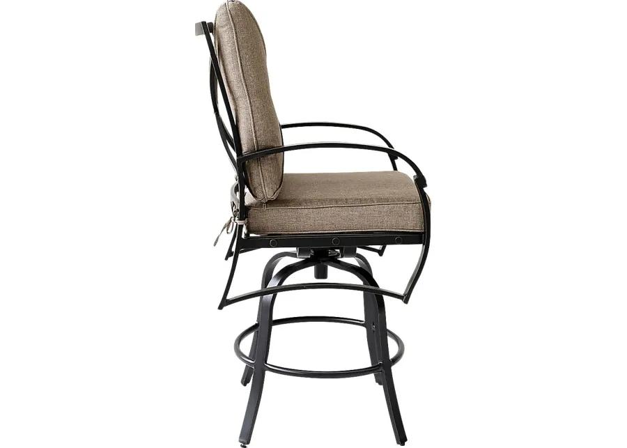 Outdoor Esmerie Beige Barstool, Set of 2