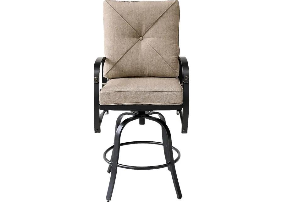 Outdoor Esmerie Beige Barstool, Set of 2