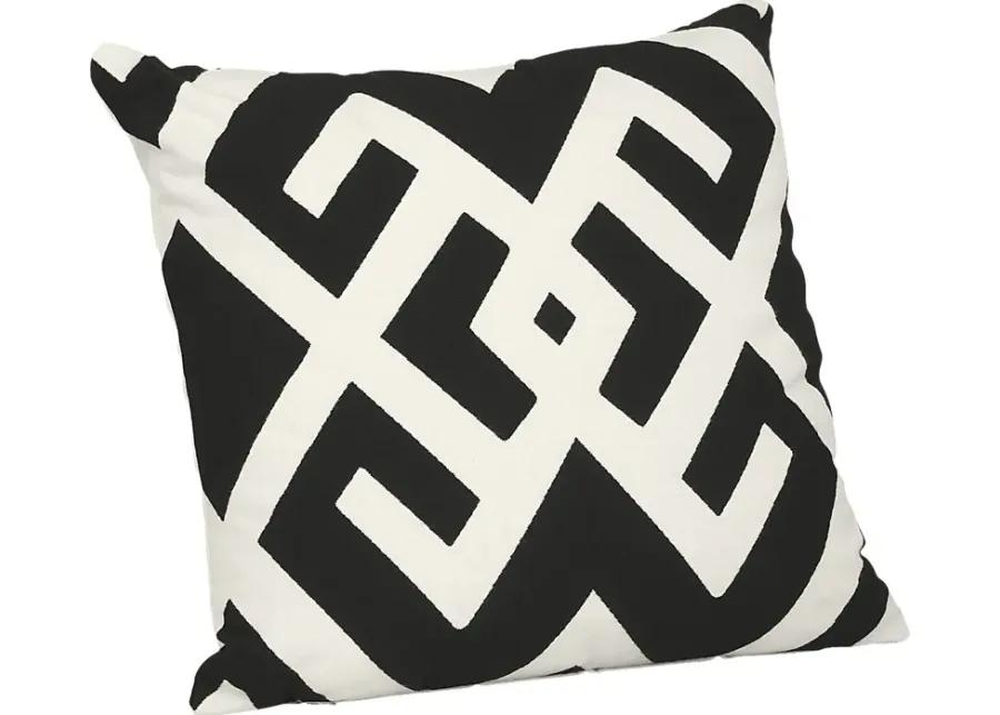 Sassandra Black Indoor/Outdoor Accent Pillow, Set of 2