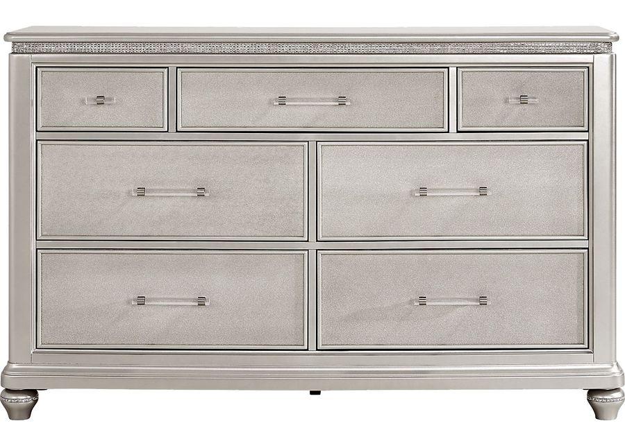 Starlet Lane Silver 8 Pc Queen Bedroom