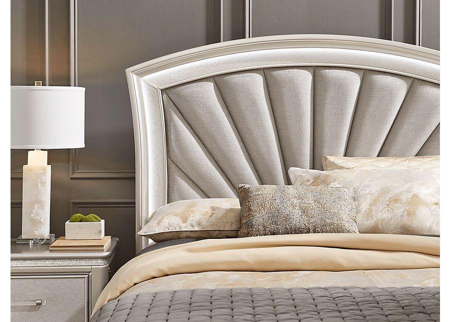 Starlet Lane Silver 8 Pc Queen Bedroom