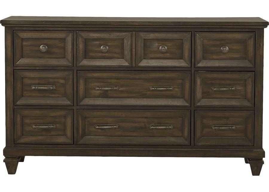 Abbeywood Brown 8 Pc Queen Panel Bedroom