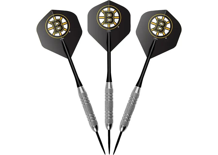 Fan's Choice Boston Bruins Black Dartboard Set