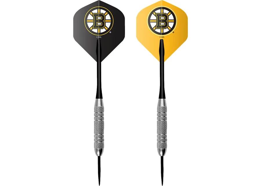 Fan's Choice Boston Bruins Black Dartboard Set