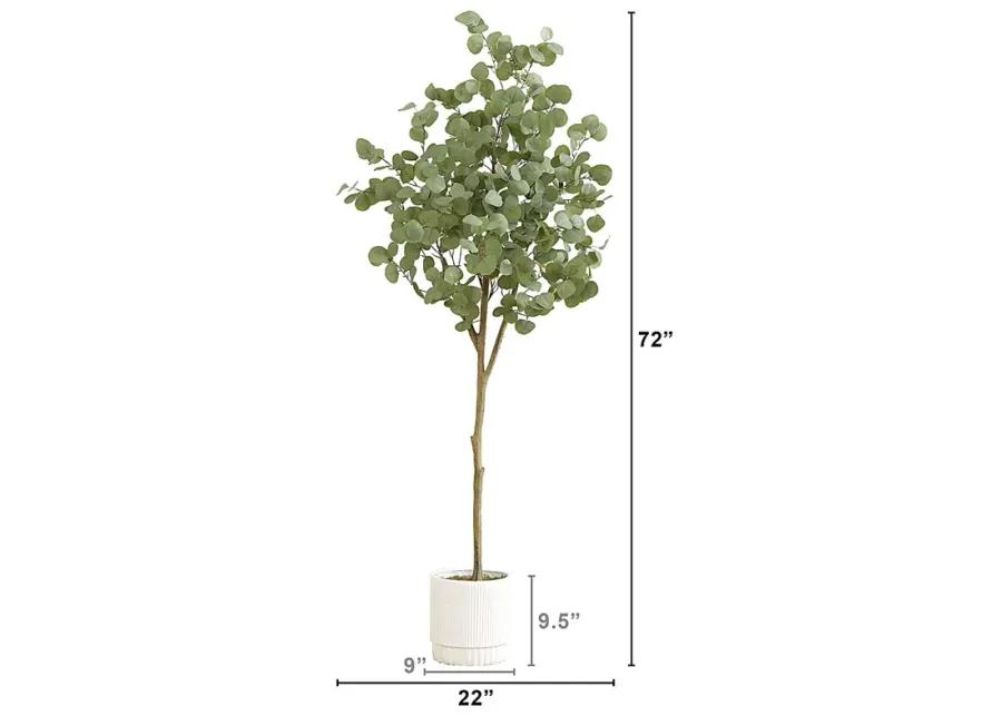 Docena Green Tree with Planter