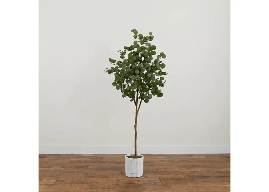 Docena Green Tree with Planter