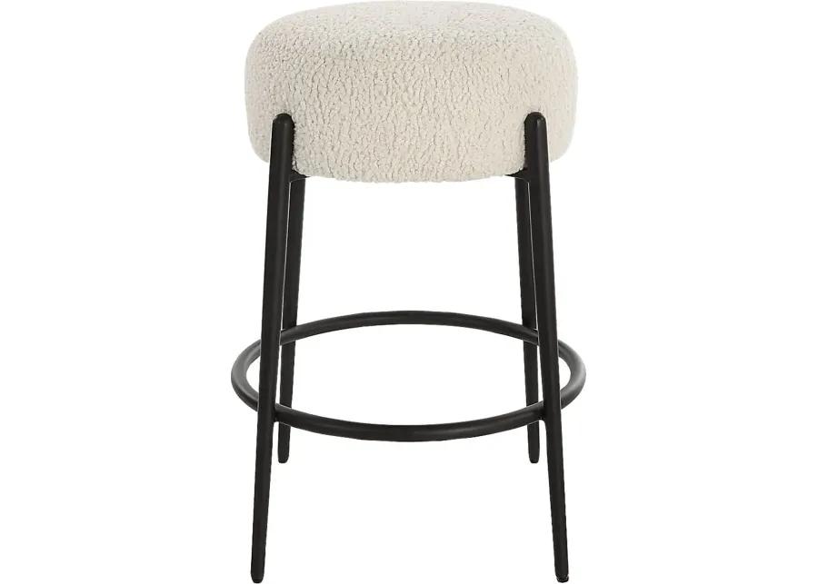 Enzian White Counter Height Stool