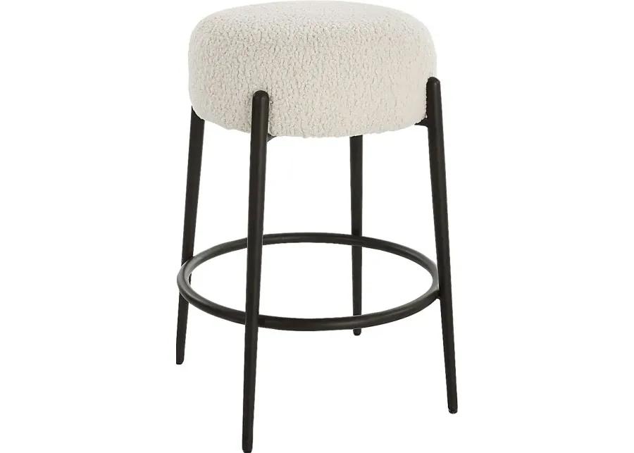 Enzian White Counter Height Stool
