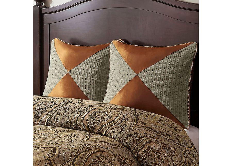 Danom, Brown 10pc King Comforter Set