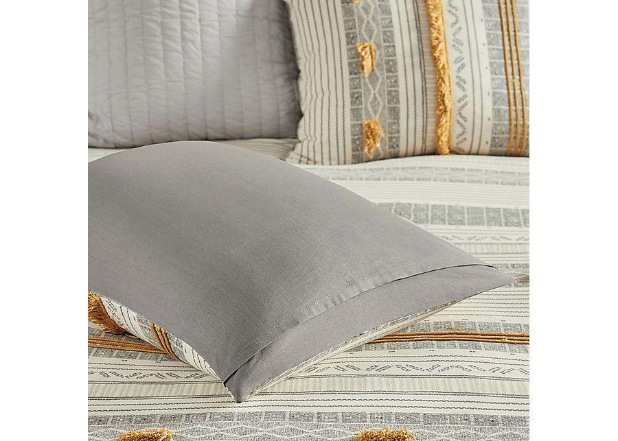 Saedi Gray King/ Cal 3 pc Comforter Set