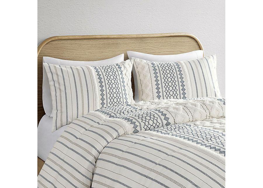 Xandr White King/ Cal 3 pc Comforter Set