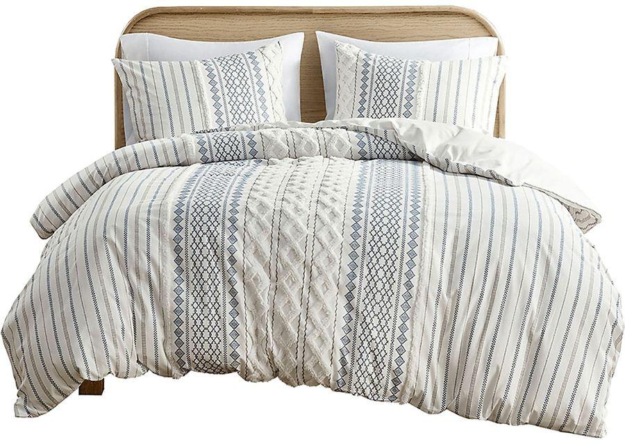 Xandr White King/ Cal 3 pc Comforter Set