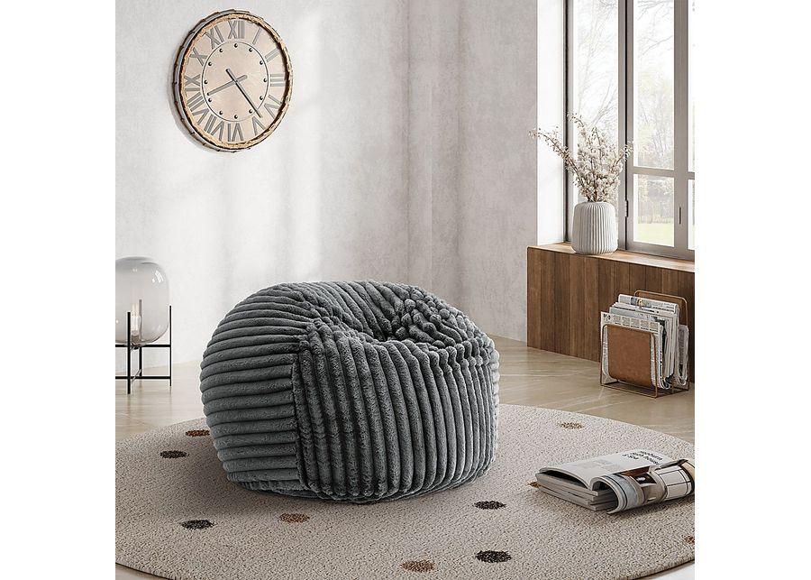 Zugni Charcoal Accent Chair