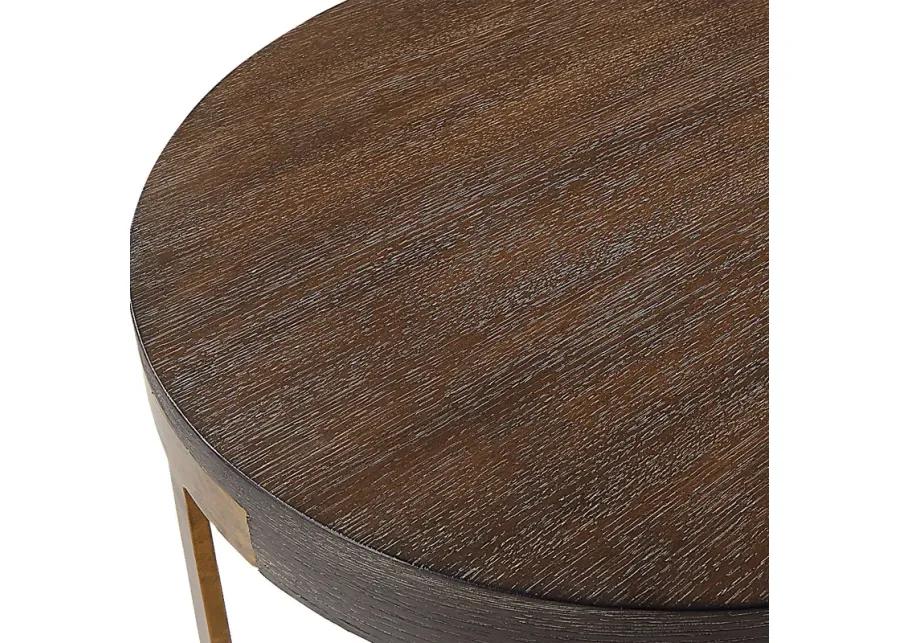 Felge Brown Accent Table