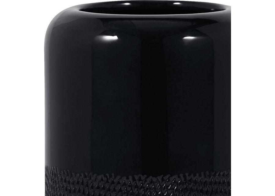 Cebu Black 10 in. Vase