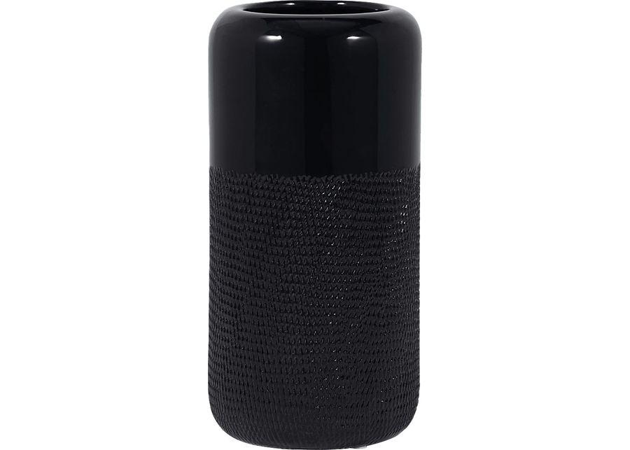 Cebu Black 10 in. Vase