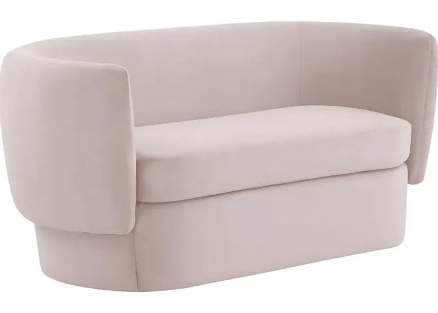 Fiaba Blush Loveseat