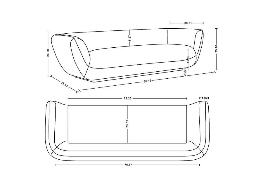 Breezewick Cream Sofa