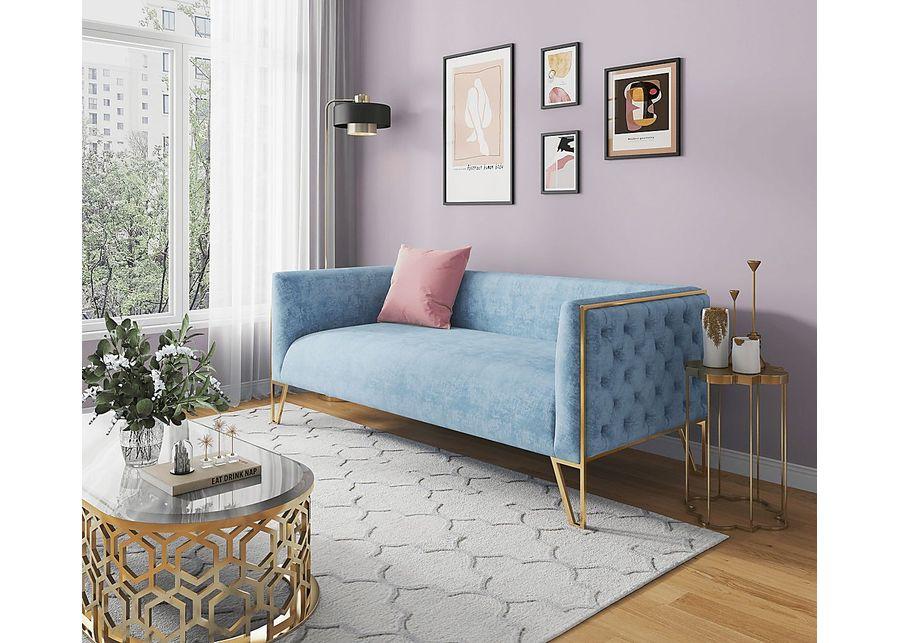 Dellsway Blue Sofa