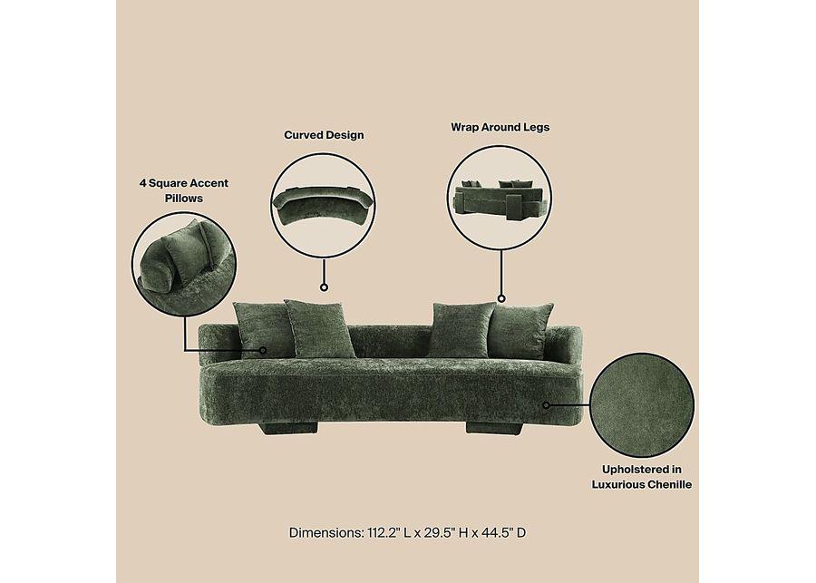 Mipolomol Green Sofa