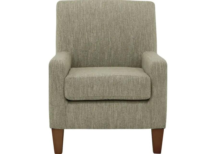 Azrae Green Accent Chair