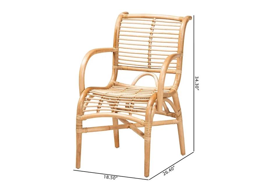 Gerlaugh Natural Arm Chair