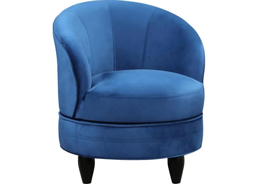 Camwick Blue Swivel AccentChair