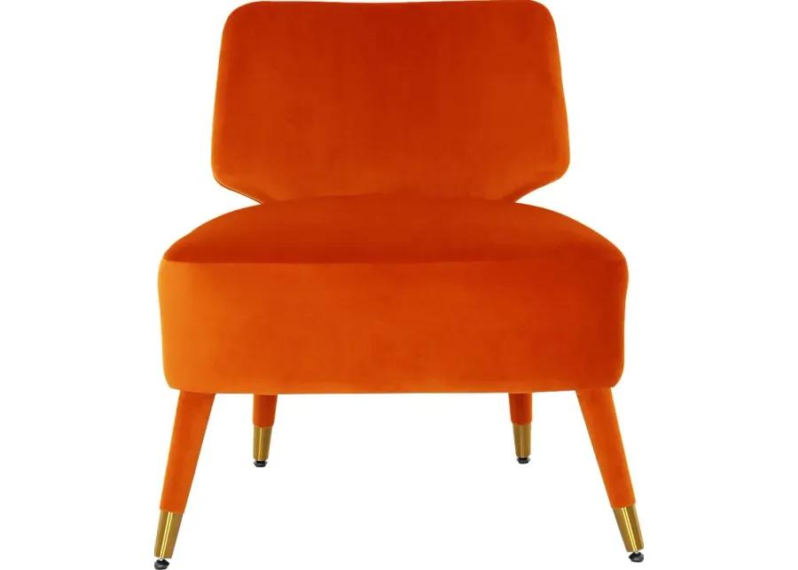 Mildine Orange Accent Chair