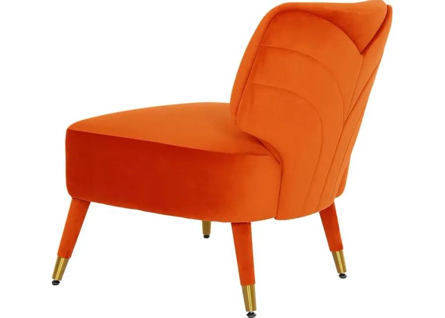 Mildine Orange Accent Chair