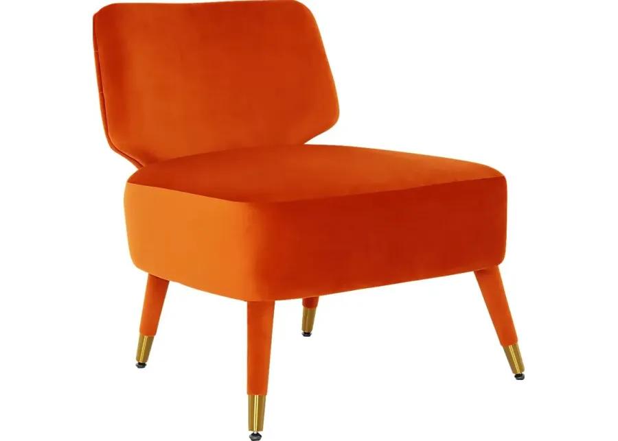 Mildine Orange Accent Chair