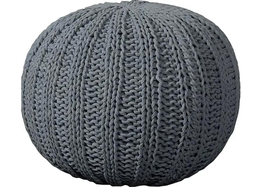 Ayidu Gray Pouf