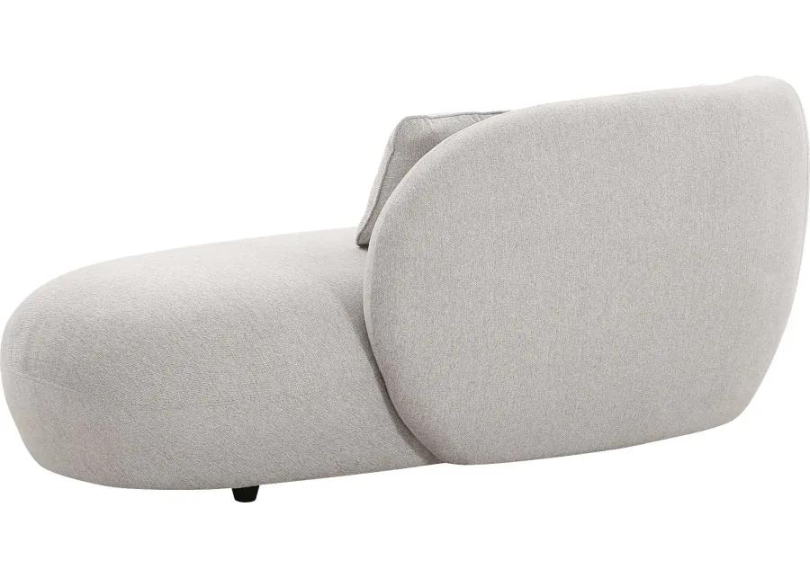 Leapson Gray Chaise