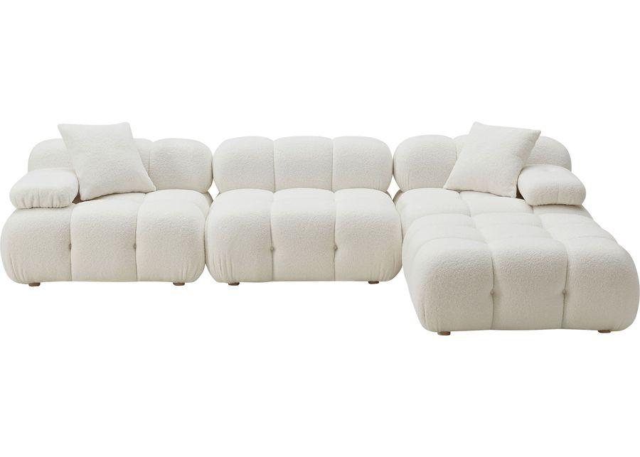 Crianza Cream 4 Pc Sectional