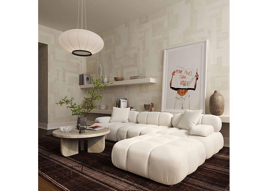 Crianza Cream 4 Pc Sectional