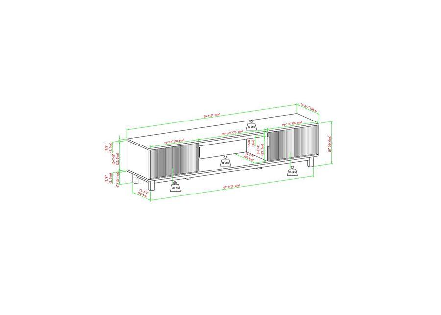 Cavendish Mocha 70 in. Console