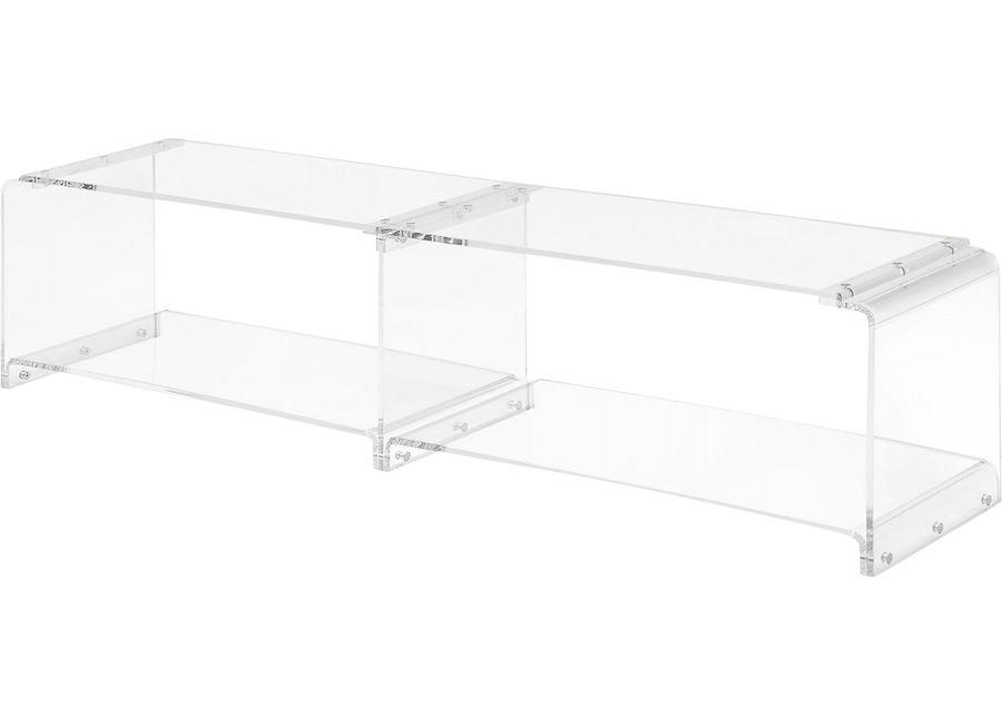 Gadri Clear Console Table