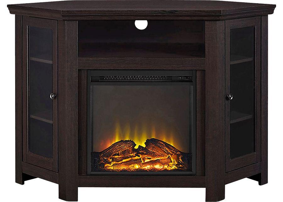 Bellgrave Espresso 48 in. Console, With Electric Fireplace