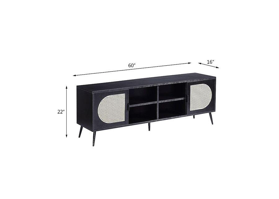 Ravensaide Black 60 in. Console