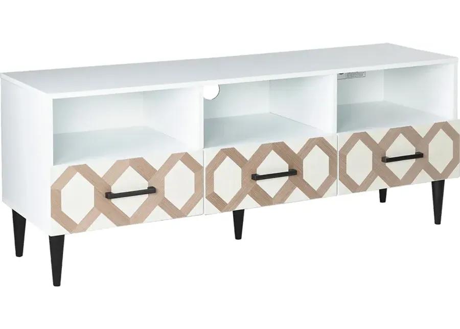 Windycrest White 54 in. Console