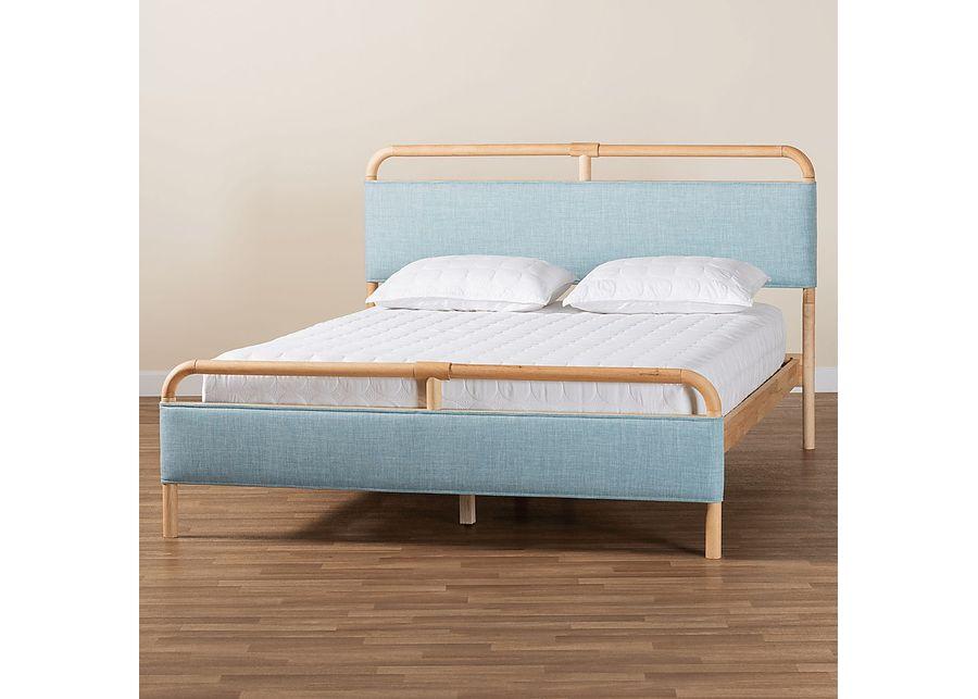 Whipporwill Blue Queen Bed