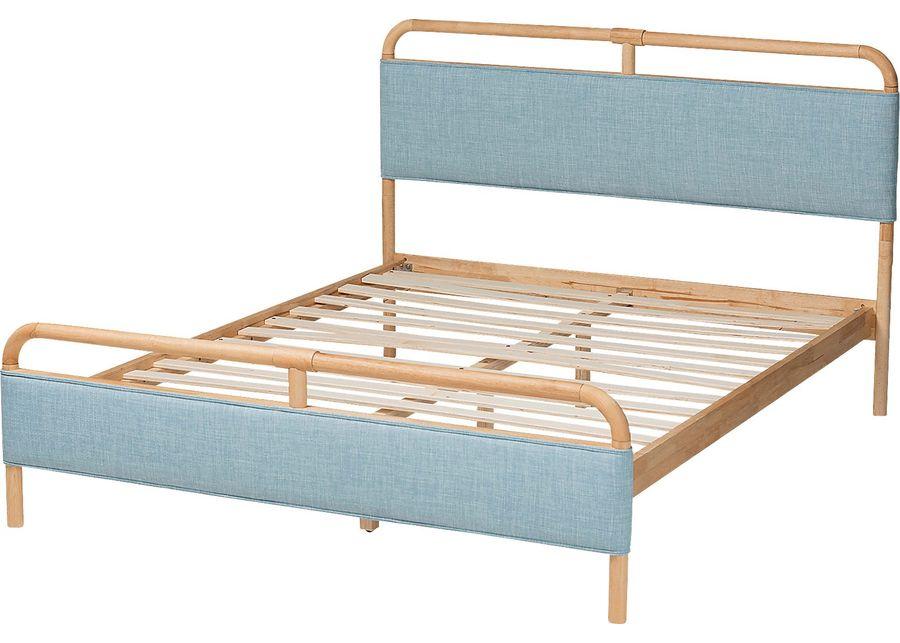 Whipporwill Blue Queen Bed