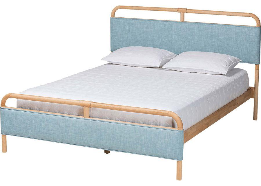 Whipporwill Blue Queen Bed