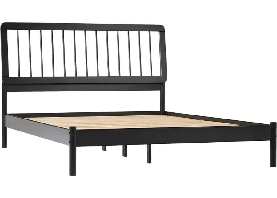 Tellicherry Black Queen Bed