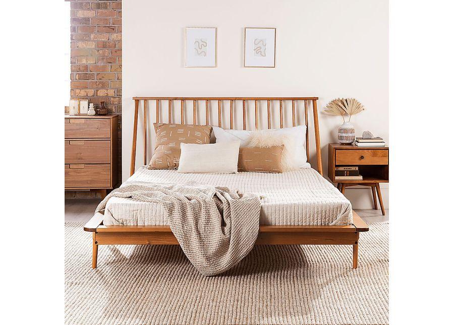 Marblewood Caramel Queen Bed