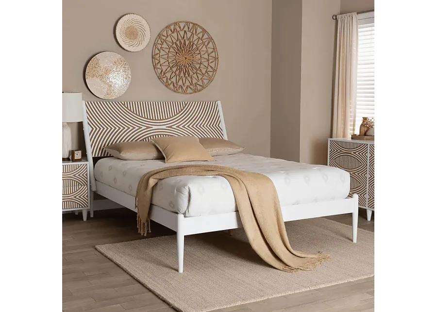 Naugle White Queen Bed