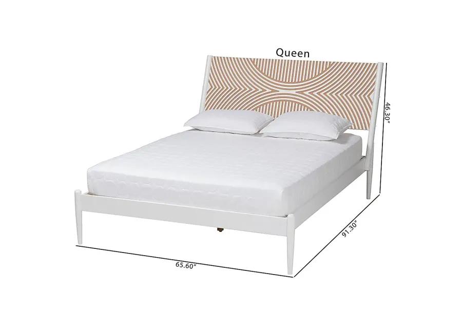 Naugle White Queen Bed