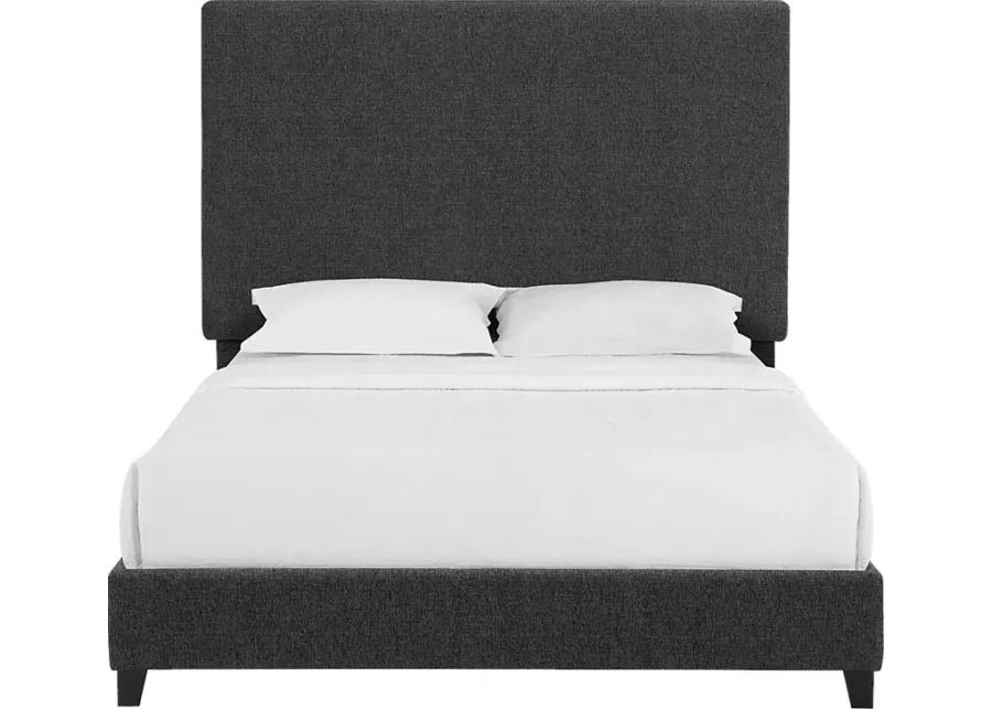 Fyna Gray Queen Upholstered Bed