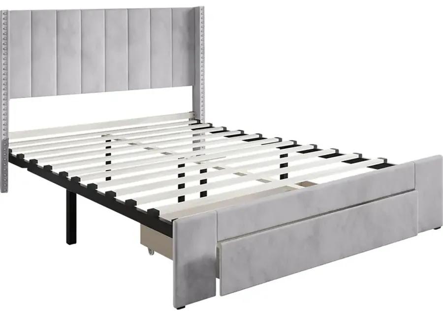 Lischey Gray Queen Bed