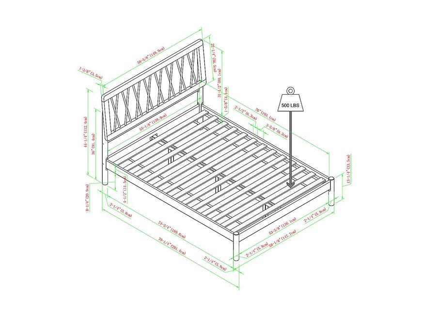 Calpella Black Full Bed